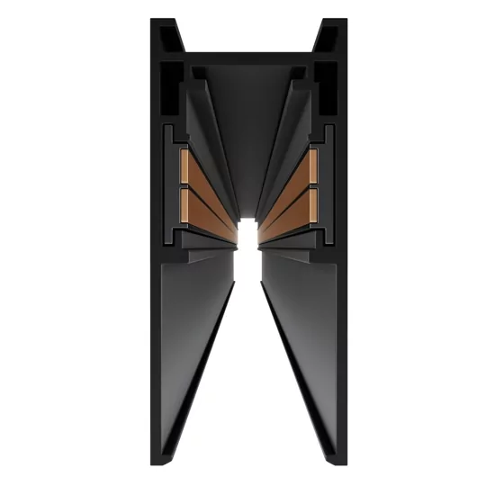 Трековая система универсальная MAGNETIC S15 48V 4TRA BLACK 1000x23.5x52mm