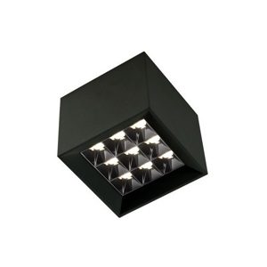 Св-к накладной WINDOWS 18W 9x2W OSRAM CRI90, WW 3000K, KEGU драйвер, Black 81х81х81 mm