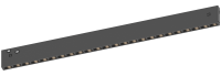 Светильник LINER BLACK MASK MAGNETIC S10 48V 20W 36° 3000/4000/6000K CRI90 OSRAM | Черный L400mm