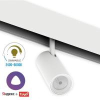 Светильник SPOT MAGNETIC S20 48V 10W 24° CRI90 OSRAM 3000-6000K TRIX | Белый корпус D35х80mm