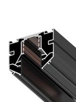 Трековая магнитная система для натяжных потолков MAGNETIC S20 NEW 48V 4TRA  BLACK 1000x56x46mm 