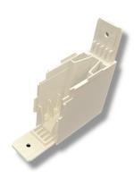 Соединитель пластиковый  потолок-стена,  угол 90° для накладных трек-систем S20 60x60x26mm, Белый