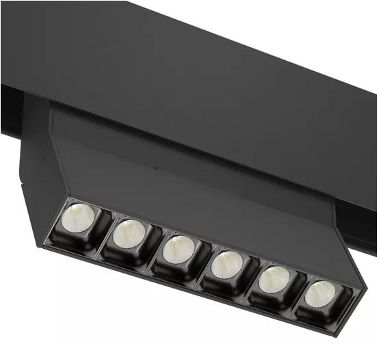 Светильник SPOT BLACK BOOK MAGNETIC S20 48V 8W 36° CRI90 OSRAM 4000K | Черный корпус L112хH110mm