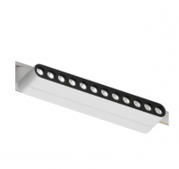 Cветильник BLACK BOOK MAGNETIC Н5 48V 12W 36° 4000K OSRAM | White 222х25х75mm