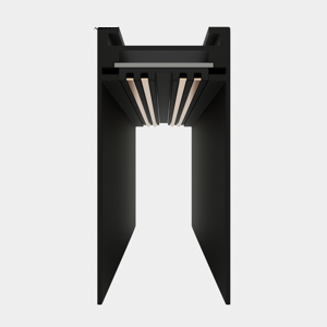 Трековая система серии MAGNETIC S39 220V 4TRA Black 2000х39х76mm