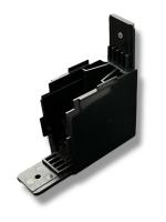 Соединитель пластиковый  потолок-стена,  угол 90° для накладных трек-систем S20 60x60x26mm, Черный