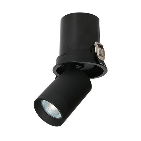 Светильник COLT MR16 GU10 SPOT поворотно-выдвижной | BLACK Ø98mm