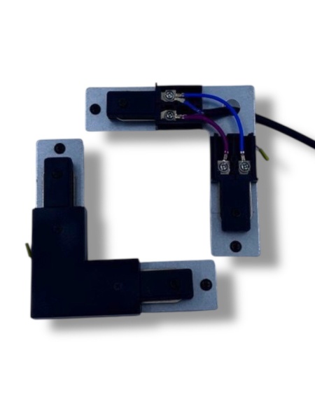 Угловой соединитель с вводом питания CITY 2TRA | Black