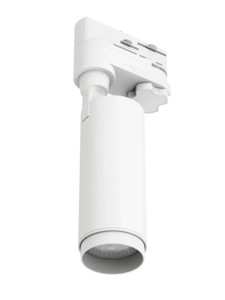 Трековый светильник CITY ZOOM NEW 10W 3000/4000/6000К 10°- 60° 4TRA 50х120mm | Белый корпус
