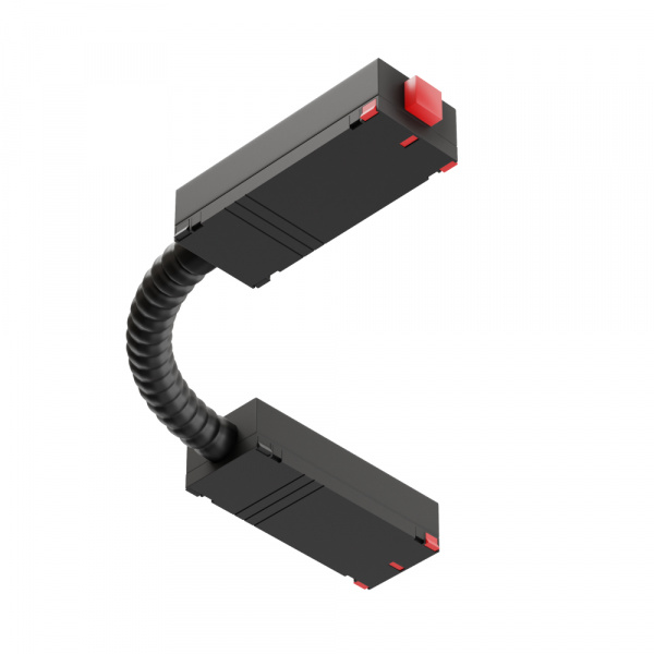 Гибкий соединитель для трековой системы S25 220V 2x контактный Black 250x25x15mm EAC19329