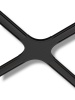 Х- соединитель потолок-потолок для шинопровода H5 Black