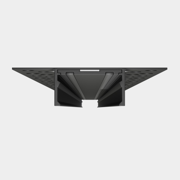 Трековая система встраиваемая MAGNETIC S25 48V 2TRA BLACK 1500x53.5x13.2mm