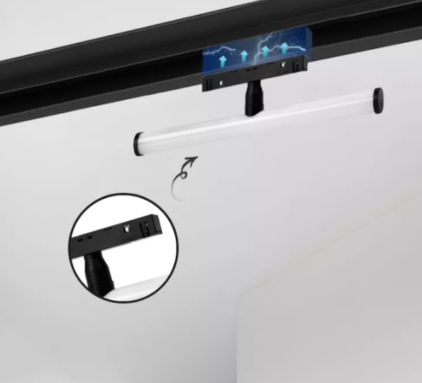 Светильник TUBE MAGNETIC S20 48V 10W 180° 4000K CRI90 OSRAM | Черный корпус L300mm