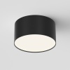 Светильник накладной RONDO 12W Black 3000K | Ø120x65mm 