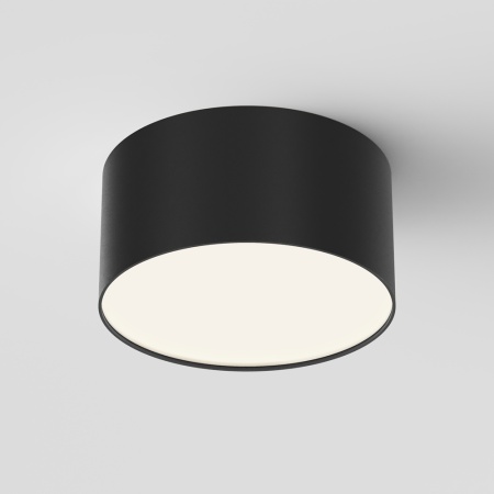 Светильник накладной RONDO 12W Black 3000K | Ø120x65mm 