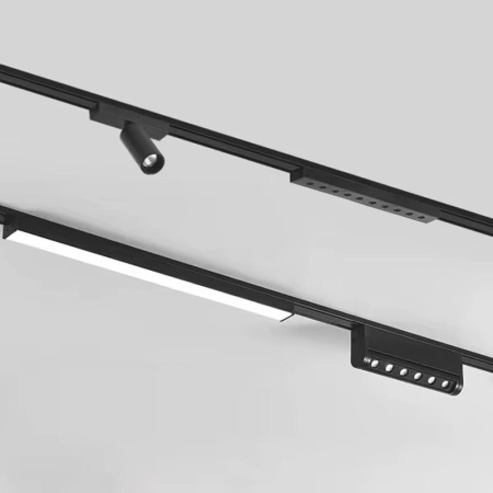 Х-соединитель для шинопровода S25 2TRA | Black 100х100х10.5mm