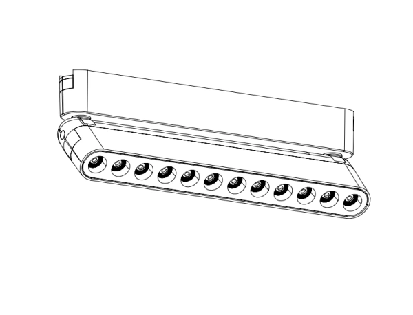 Трековый магнитный св-к SPOT BLACK BOOK MAGNETIC H4 24V 12W 24° 3000К/4000K/6000К OSRAM |  Black