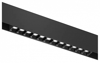 Светильник LINER BLACK MASK MAGNETIC S20 48V 12W 36° 3000K CRI90 OSRAM | Черный корпус L220mm