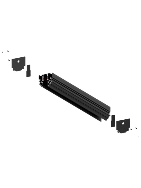 Заглушка к шинопроводу для натяжных потолков S20 Black