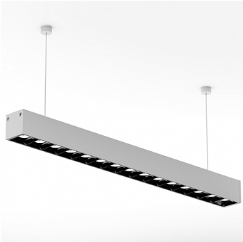 Светильник LINER T33 BLACK MASK 20W 4000К EPISTAR CRI90 48° IP40 Белый корпус 410x33x34mm | 220V