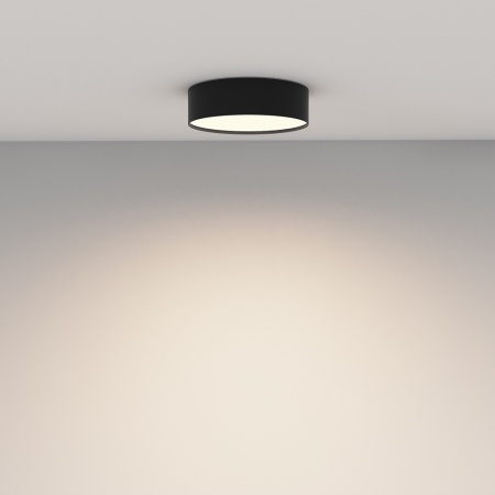 Светильник накладной RONDO 24W Black 4000K | Ø220x60mm 