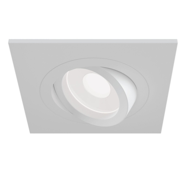 Светильник встраиваемый CITY DL X1 MR16 ALU WHITE | 92х92(75)x25mm