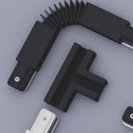 Трековая система серии CITY 2TRA | BLACK 2000x34x19mm | 220V