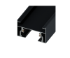 Трековая система серии CITY 2TRA | BLACK 1500x34x19mm | 220V