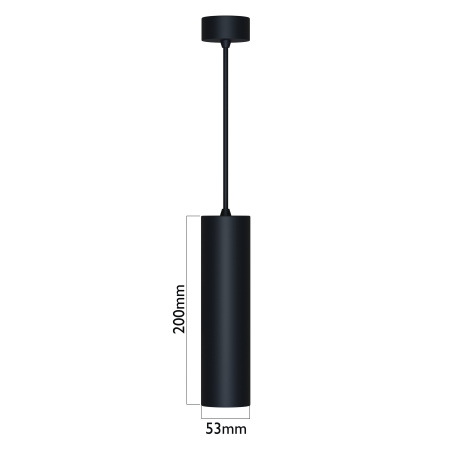 Светильник подвесной CITY MR16 GU10 WHITE | 200x52mm