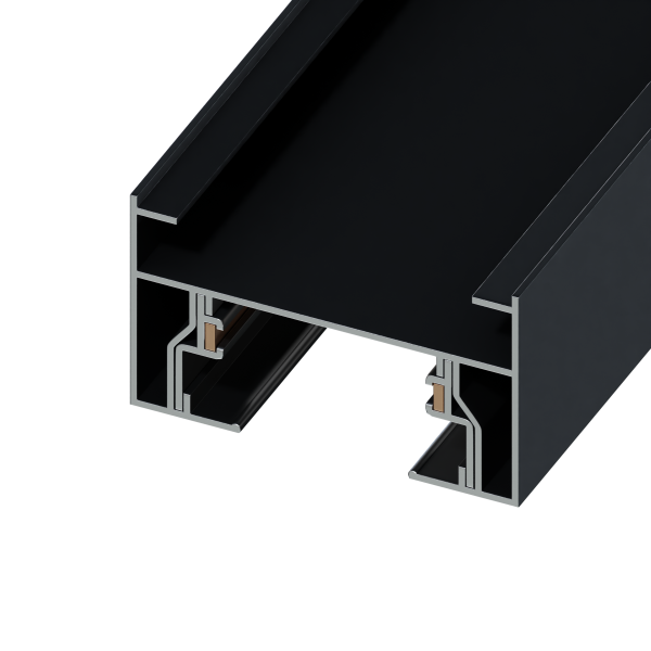 Трековая система серии CITY 2TRA | BLACK 3000x34x19mm | 220V