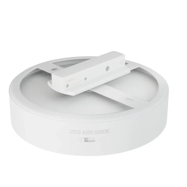 Трековый светильник RONDO 15W D143x30mm 3000К/4000K/6000К 2TRA | Белый корпус