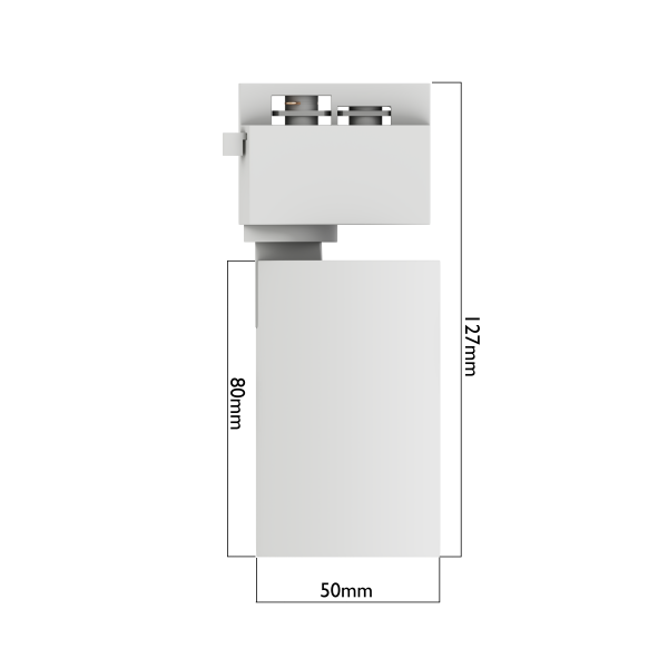 Светильник CITY NEW 10W 3000К CRI85 36° Белый 2TRA однофазный 220V 50x80mm