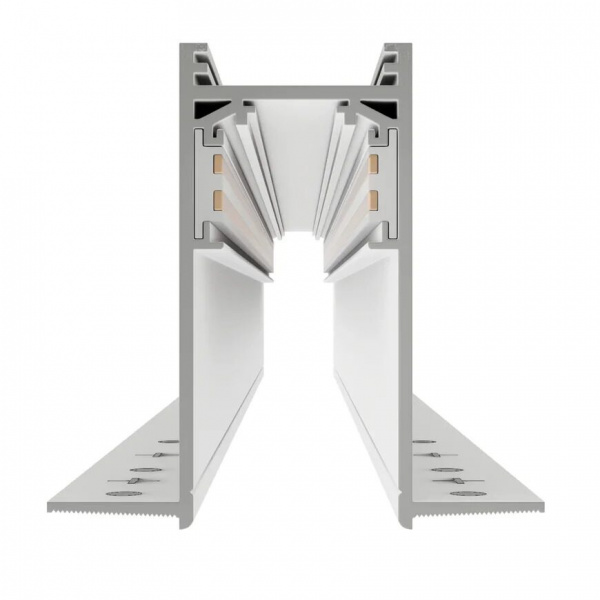 Трековая система встраиваемая MAGNETIC S20 NEW 48V 4TRA WHITE 1500x70x52mm