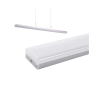 Линейный светильник серии LINER/M 50W 4000К, 1200х75х35мм Silver
