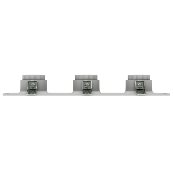 Светильник встраиваемый CITY DLV 3хMR16 GU5.3 WHITE | 286х95 H40mm