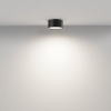 Светильник накладной RONDO 12W Black 3000K | Ø120x65mm 