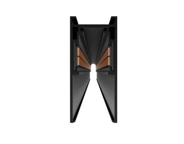 Трековая система универсальная MAGNETIC S15 48V 4TRA BLACK 1500x23.5x52mm