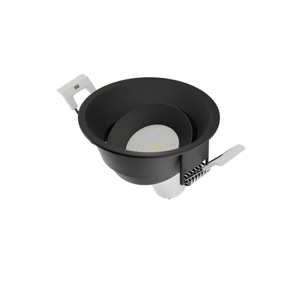 Светильник CITY SPOT 10W 3000К GU10 угол света 110 град. алюминий черный/ black, 220V, 75x65mm