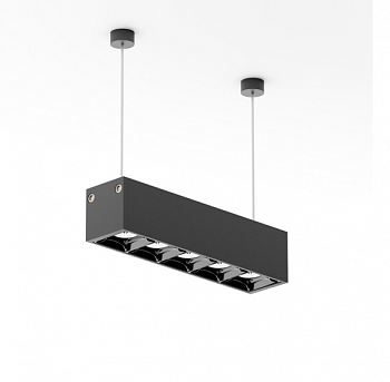 Светильник LINER T33 BLACK MASK 8W 4000К EPISTAR CRI90 48° IP40 Черный корпус 145x33x34mm | 220V