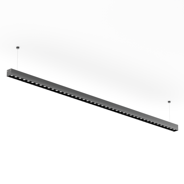 Светильник LINER T33 BLACK MASK 60W 4000К EPISTAR CRI90 48° IP40 Черный корпус 1204x33x34mm | 220V
