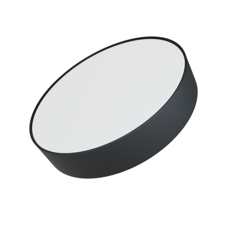 Светильник накладной RONDO 36W Black 4000K | Ø300x60mm 