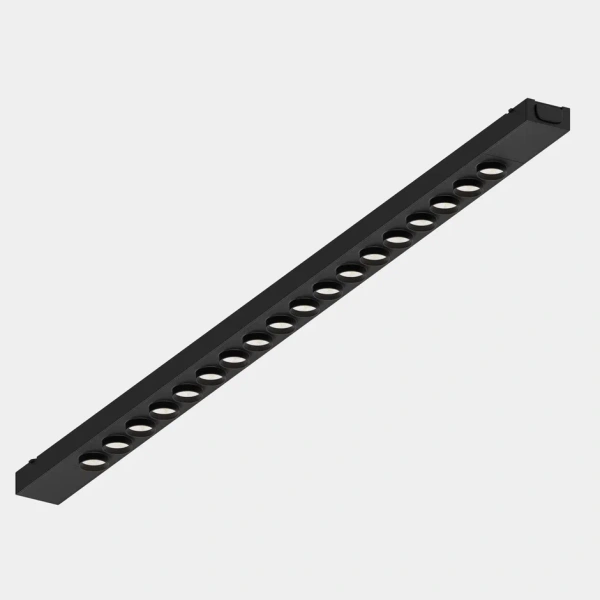 Светильник LINER BLACK MASK MAGNETIC S25 48V 18W 36° 3000K CRI90 OSRAM | Черный корпус L408mm