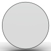 Светильник накладной RONDO 84W Black 3000K | Ø600x60mm 