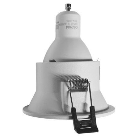 Светильник встраиваемый MR16 GU10 WHITE | Ø85(75)x47mm IP44