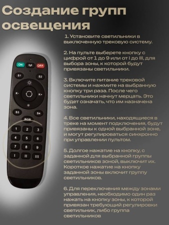 Пульт управления SMART DIM, Черный