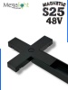Х-соединитель для шинопровода S25 2TRA | Black 100х100х10.5mm