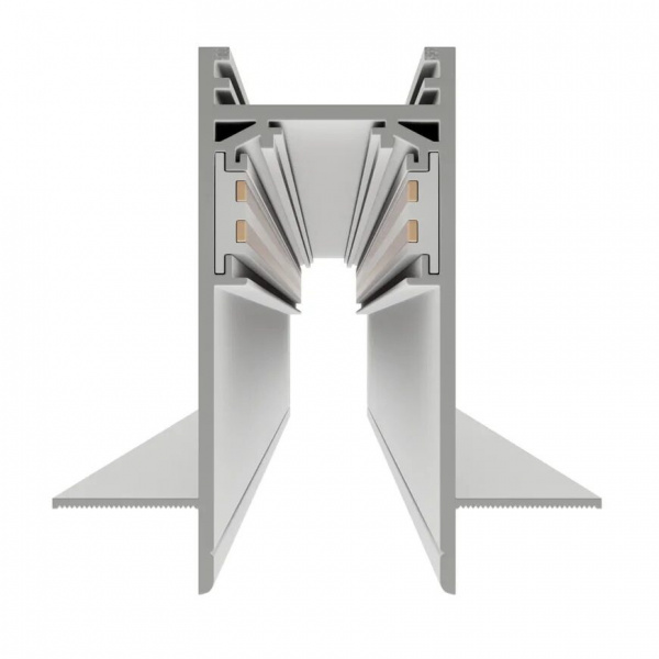 Трековая система встраиваемая MAGNETIC S20 48V 4TRA WHITE 1000x70x52mm