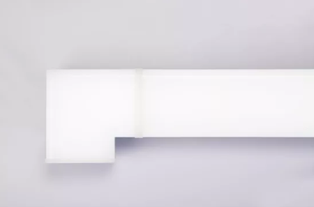 Линейный светильник серии LINER/M 10W 4000К, 100х100mm (75x35mm) Silver