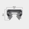 Профиль для натяжных потолков MAGNETIC S25 2000mm