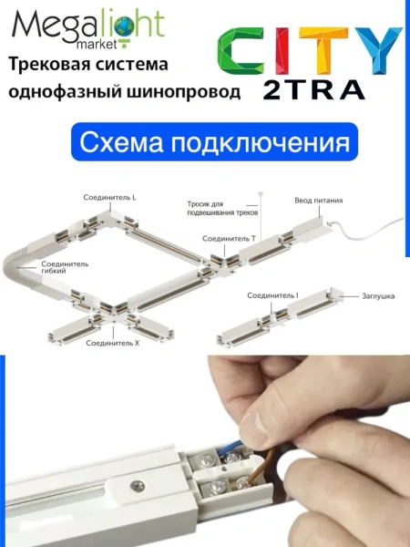 Заглушка ML 2TRA Белый 